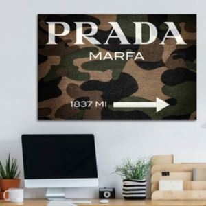 Prada 11"×17" Framed Wall Art